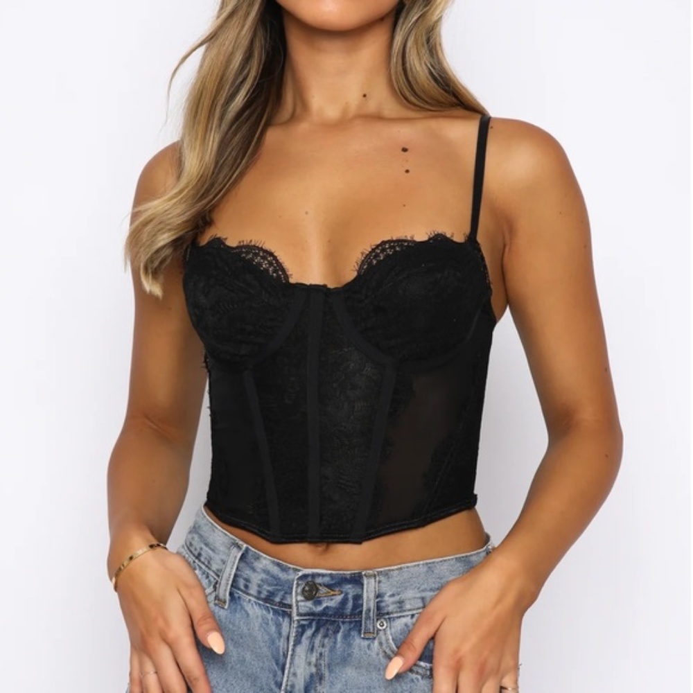 White Fox Boutique Feel The Passion Lace Bustier
